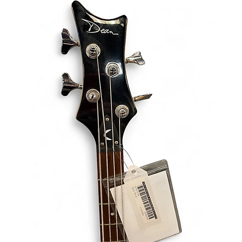 Used Dean Edge 4 String Black Electric Bass Guitar