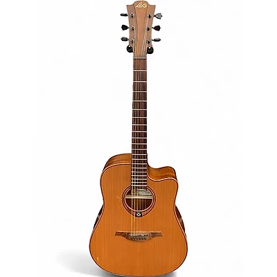 Used Lag Guitars T170DCE Natural Acoustic Guitar