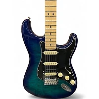 Used Fender Player Plus Stratocaster HSS Blue Burst Solid Body Electric Guitar