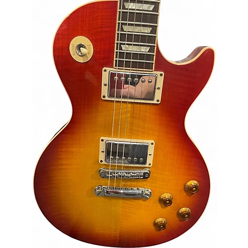 Used 2016 Gibson Les Paul Standard Cherry Sunburst Solid Body Electric Guitar