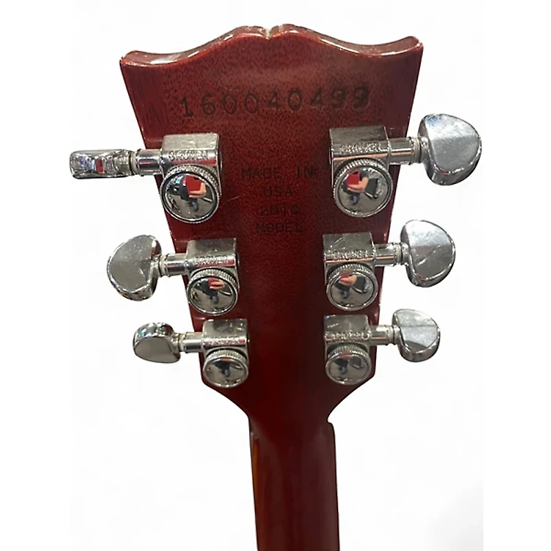 Used 2016 Gibson Les Paul Standard Cherry Sunburst Solid Body Electric Guitar