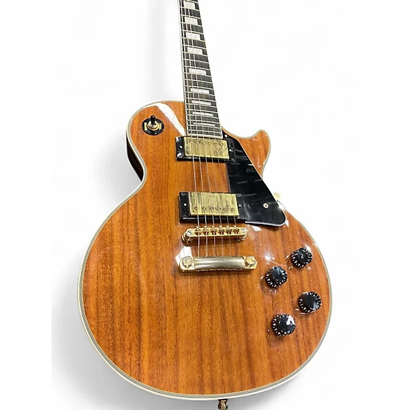 Used Epiphone Les Paul Custom Koa Solid Body Electric Guitar