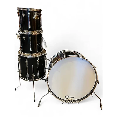 Used Ludwig 4 Piece Classic Maple Black Drum Kit