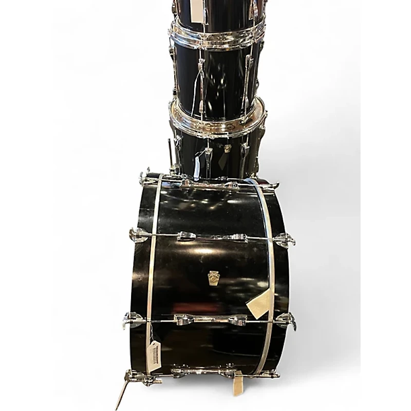 Used Ludwig 4 Piece Classic Maple Black Drum Kit