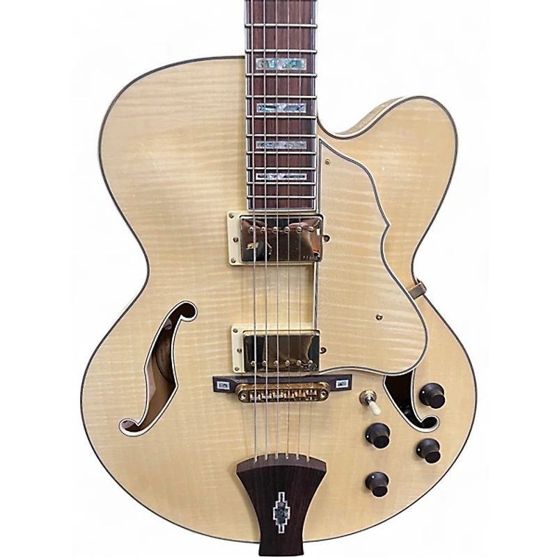 Used Ibanez AF105 Natural Hollow Body Electric Guitar