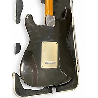 Used Fender American Standard Stratocaster Black Solid Body Electric Guitar