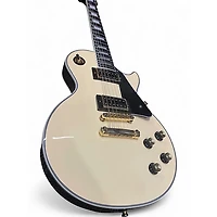 Used Epiphone Les Paul Custom Alpine White Solid Body Electric Guitar