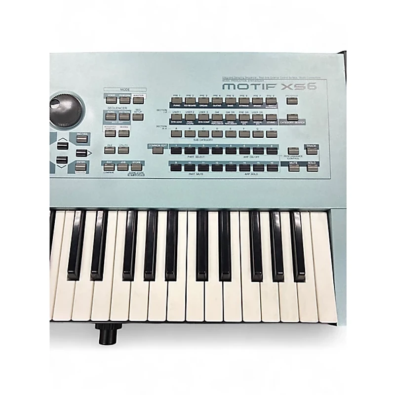 Used Yamaha Motif XS6 61 Key Keyboard Workstation