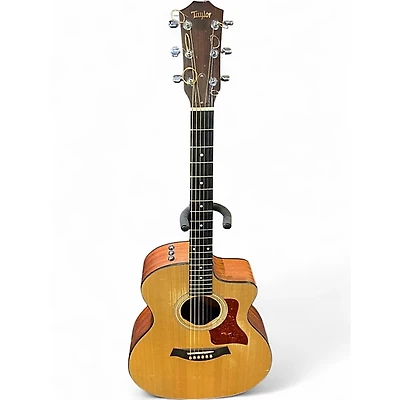 Used Taylor 114CE Natural Acoustic Electric Guitar