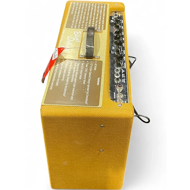Used Fender Blues Deluxe Reissue 40W 1x12 Tweed Tube Guitar Combo Amp