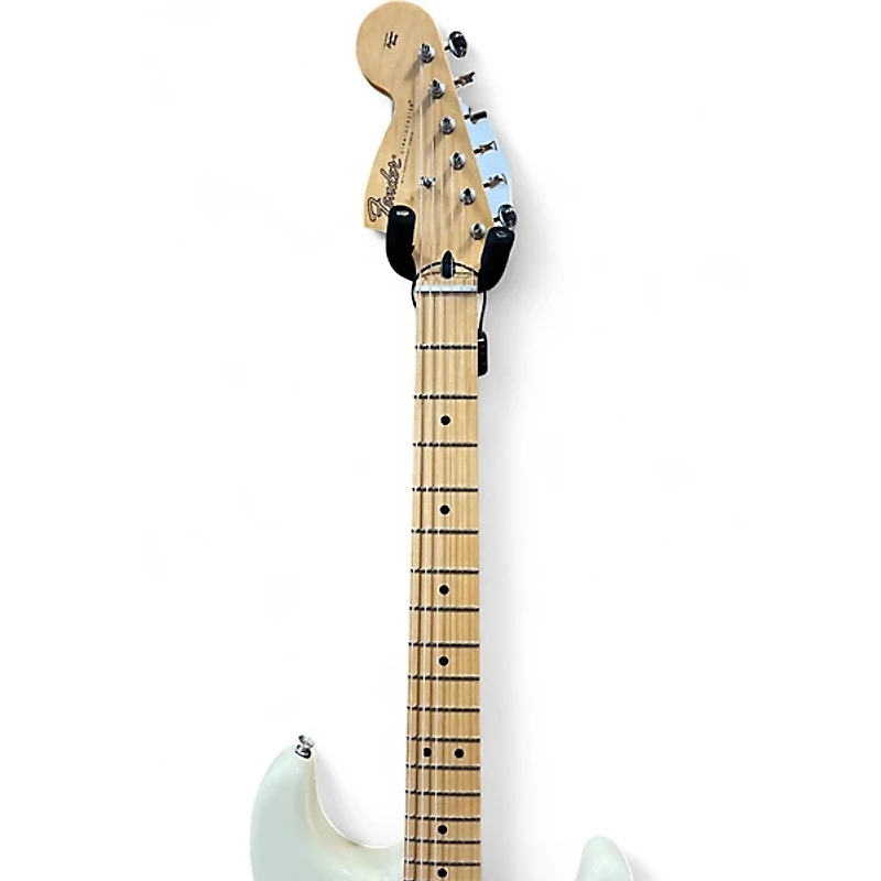 Used Fender Jimi Hendrix Stratocaster Aged Olympic White Solid Body Electric Guitar