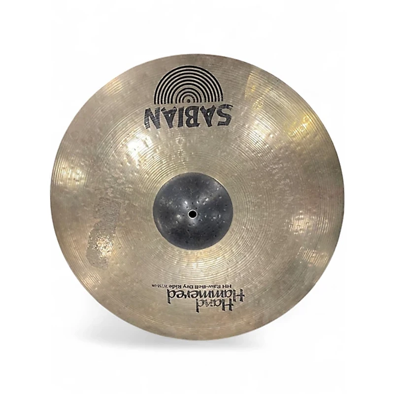 Used SABIAN 21in HH Raw Bell Dry Ride Brilliant Cymbal