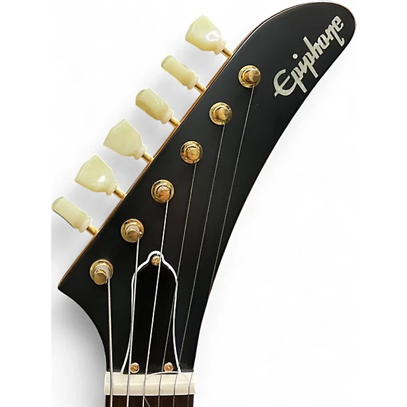 Used Epiphone Korina 1958 Explorer Natural Solid Body Electric Guitar