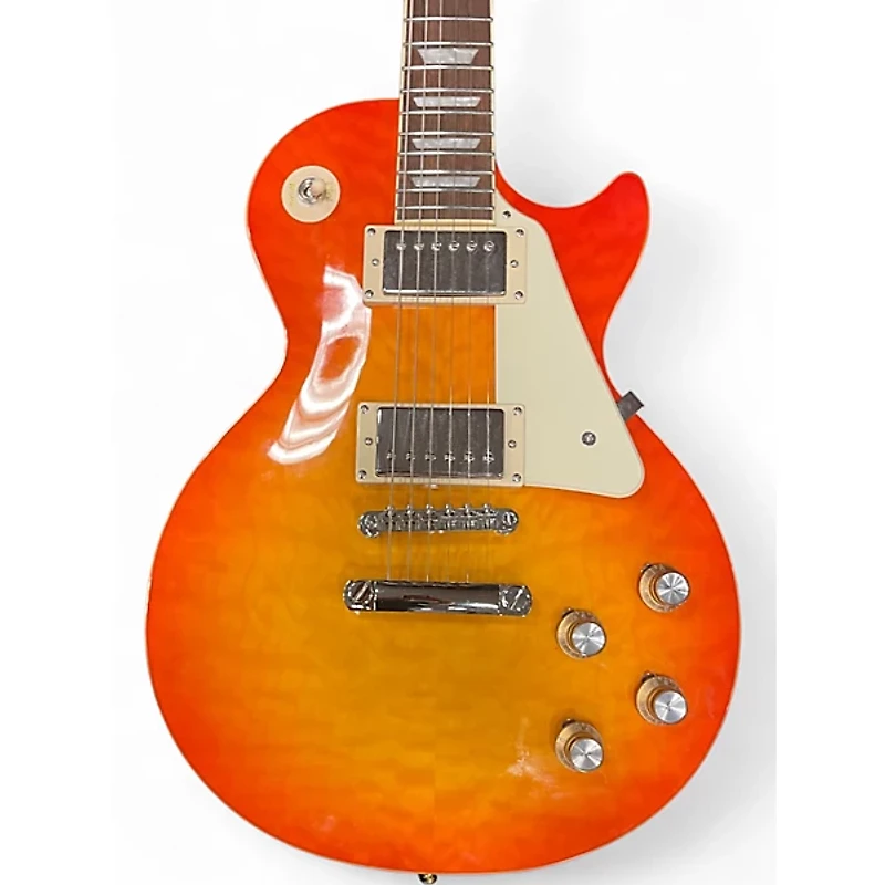 Used Epiphone Les Paul Standard Cherry Sunburst Solid Body Electric Guitar