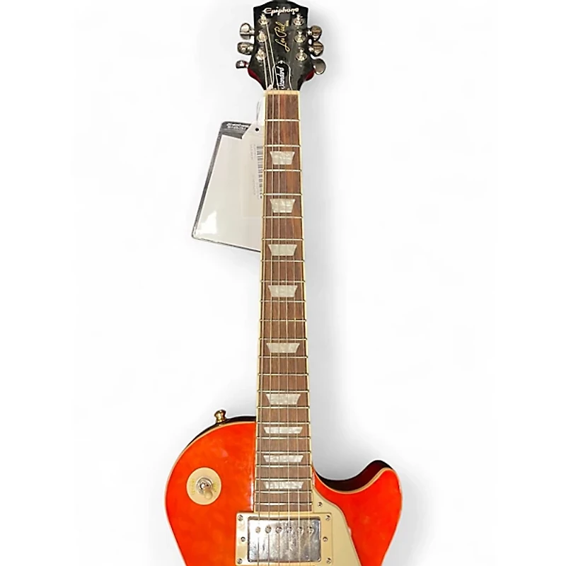 Used Epiphone Les Paul Standard Cherry Sunburst Solid Body Electric Guitar
