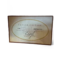 Used Taylor 210E Natural Acoustic Electric Guitar