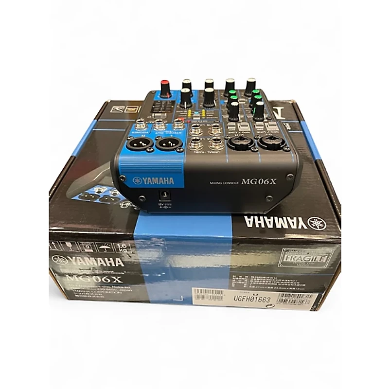 Used Yamaha MG06X Unpowered Mixer