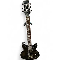 Used Charvel Desolation Double Cutaway 1 Trans Black Solid Body Electric Guitar