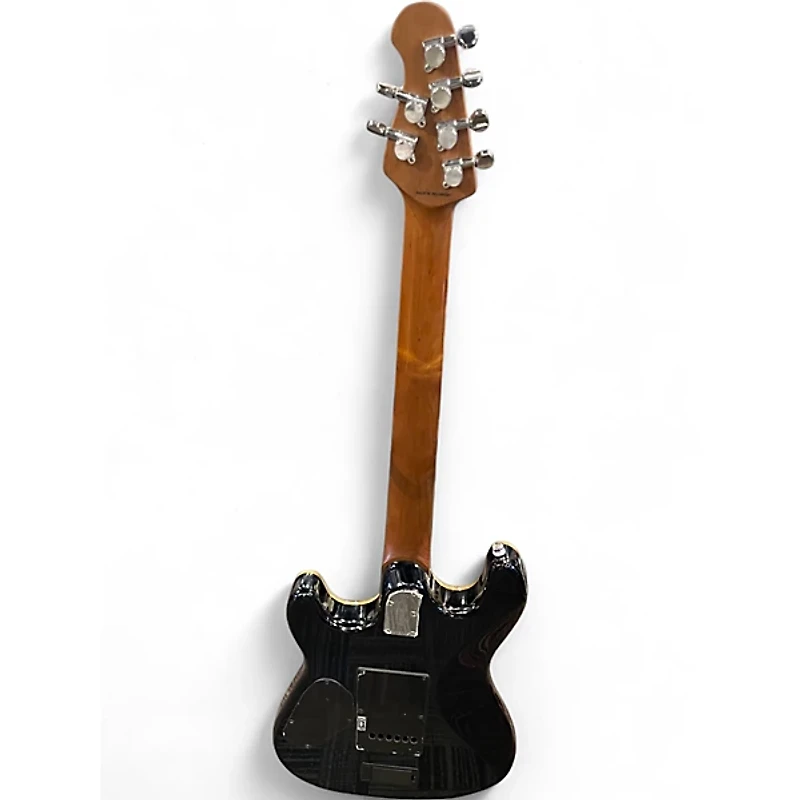 Used Sterling by Music Man Sabre Deep Blue Burst Solid Body Electric Guitar