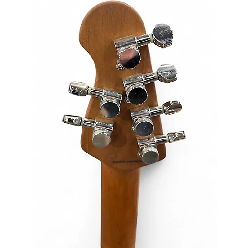 Used Sterling by Music Man Sabre Deep Blue Burst Solid Body Electric Guitar