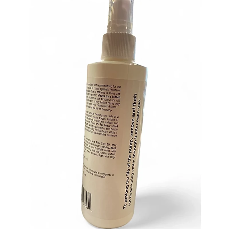 Used Groove Juice Brand New Bottle Cymbal Cleaner