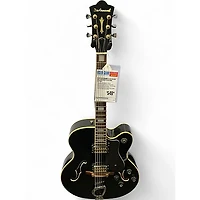 Used DeArmond X155 Black Hollow Body Electric Guitar