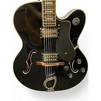 Used DeArmond X155 Black Hollow Body Electric Guitar