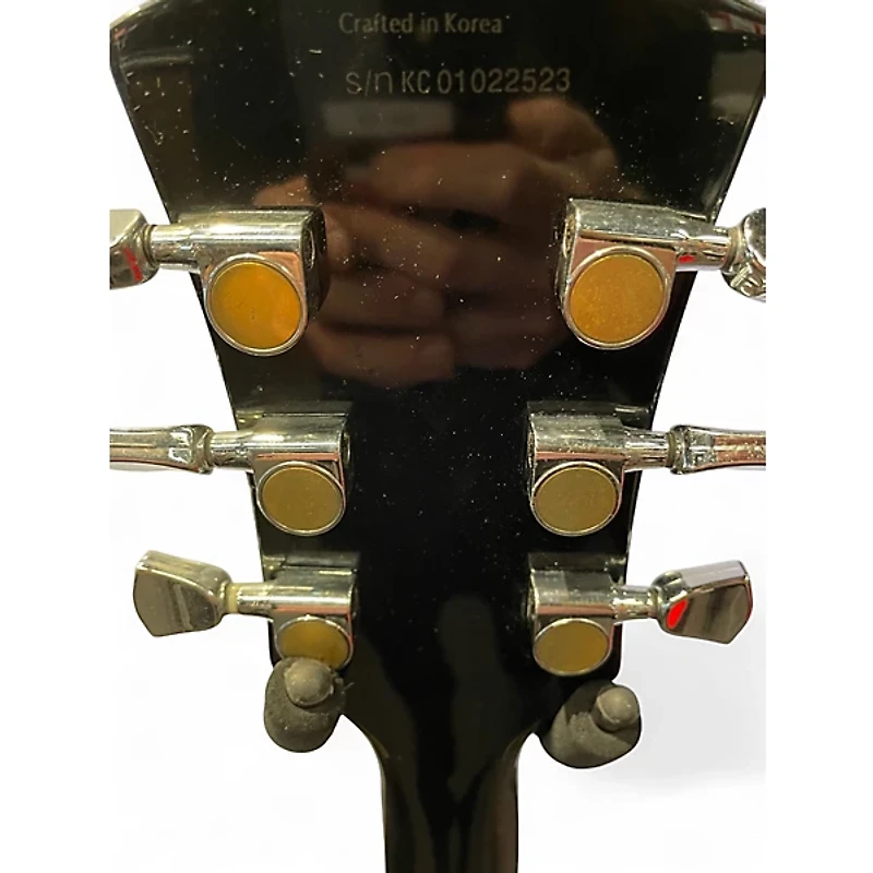 Used DeArmond X155 Black Hollow Body Electric Guitar