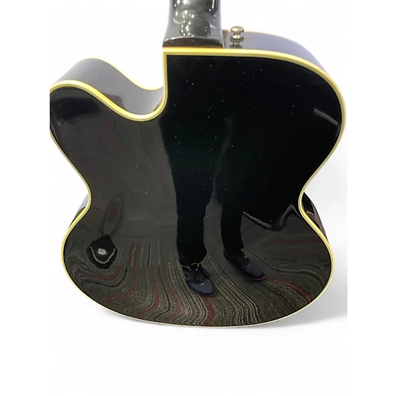 Used DeArmond X155 Black Hollow Body Electric Guitar