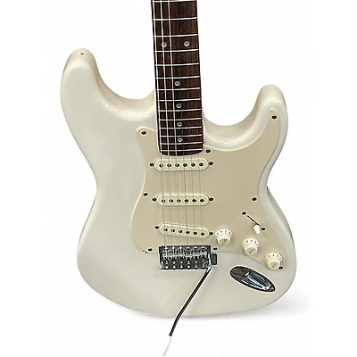 Used Squier Standard Stratocaster Olympic White Solid Body Electric Guitar