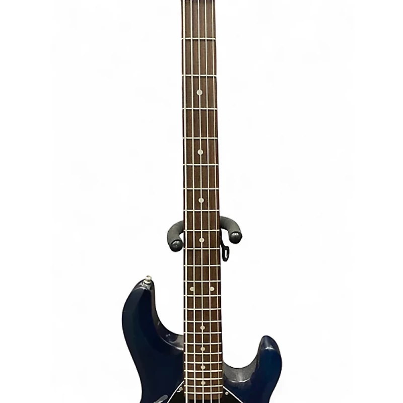 Used Sterling by Music Man Ray35 5 String Blue Electric Bass Guitar