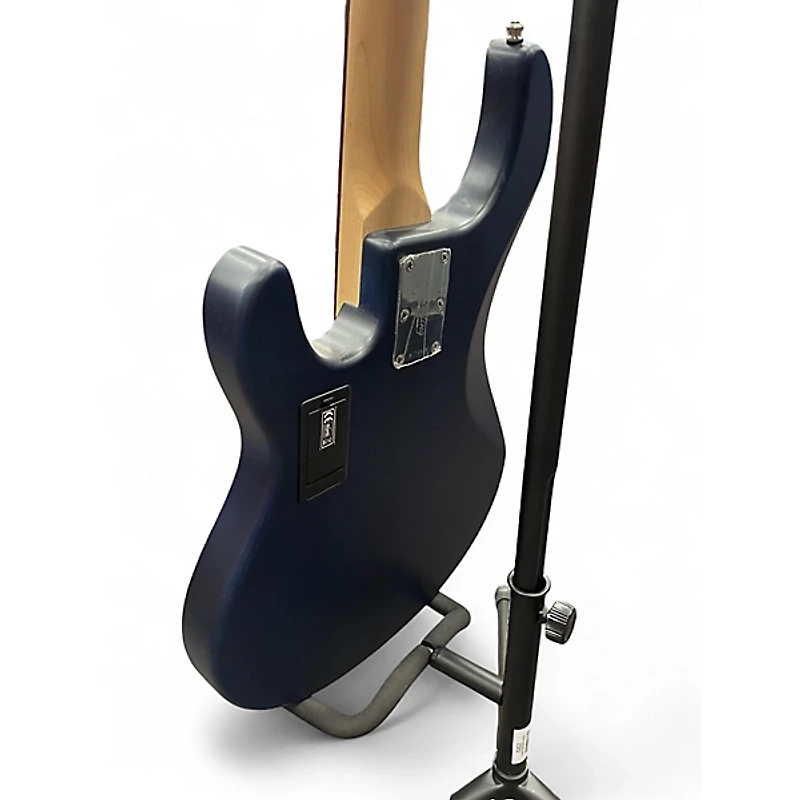 Used Sterling by Music Man Ray35 5 String Blue Electric Bass Guitar