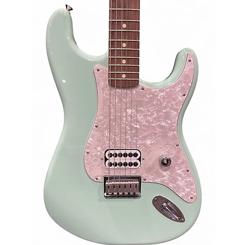 Used Fender Tom Delonge Signature Stratocaster Seafoam Green Solid Body Electric Guitar