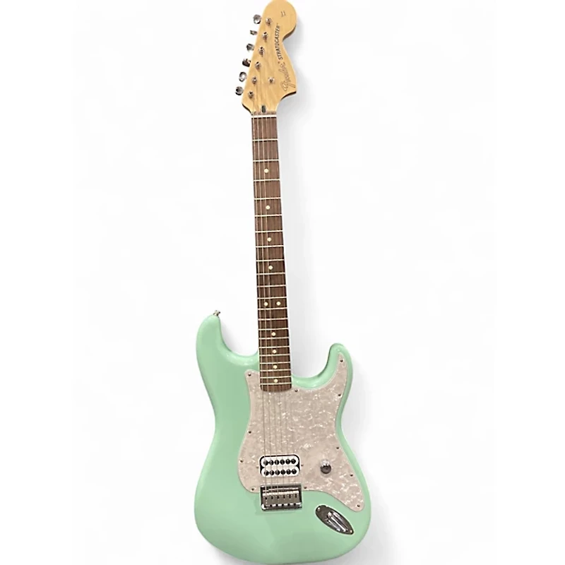 Used Fender Tom Delonge Signature Stratocaster Seafoam Green Solid Body Electric Guitar