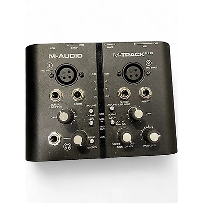 Used M-Audio m-track plus Audio Interface