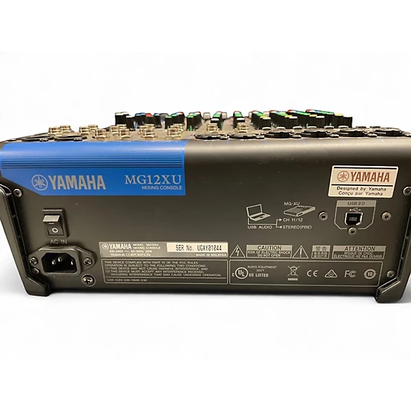 Used Yamaha MG12XU Unpowered Mixer