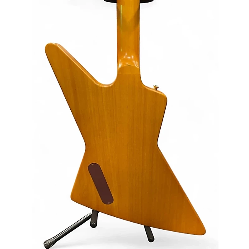 Used Epiphone Korina 1958 Explorer Natural Solid Body Electric Guitar