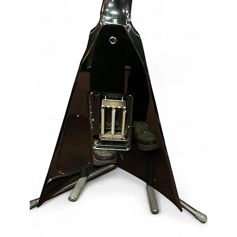 Used Jackson KV2T USA King V Black Solid Body Electric Guitar