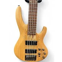 Used ESP LTD B205SM 5 String Natural Electric Bass Guitar