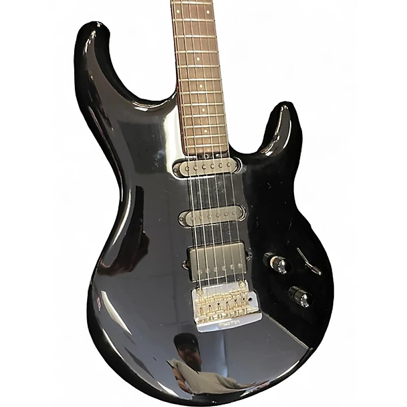 Used Ernie Ball Music Man Luke III Black Solid Body Electric Guitar