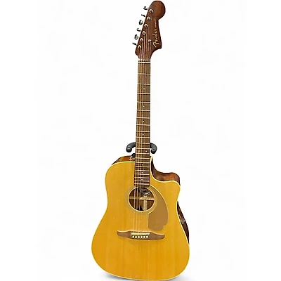 Used Fender Redondo Natural Acoustic Electric Guitar