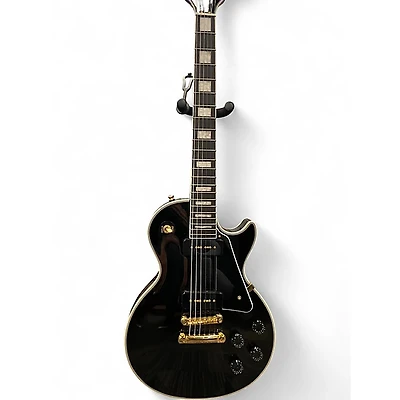 Used Epiphone Les Paul Custom P90S Black Solid Body Electric Guitar