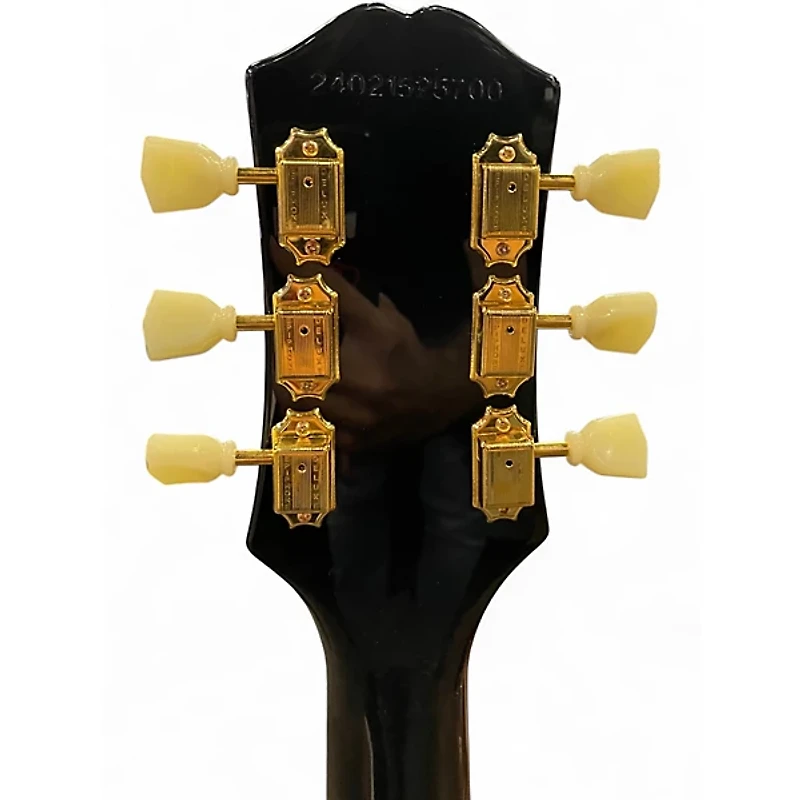 Used Epiphone Les Paul Custom P90S Black Solid Body Electric Guitar