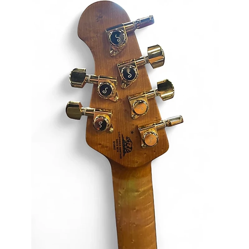 Used Ernie Ball Music Man JASON RICHARDSON ARTIST SERIES CUTLASS RORSCHACH RED Solid Body Electric Guitar