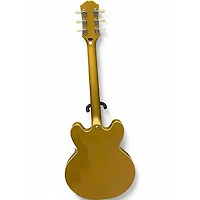 Used Epiphone ES335 Metallic Gold Hollow Body Electric Guitar