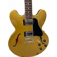 Used Epiphone ES335 Metallic Gold Hollow Body Electric Guitar
