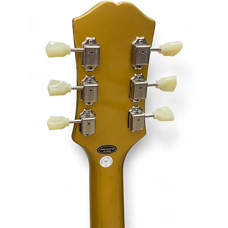 Used Epiphone ES335 Metallic Gold Hollow Body Electric Guitar