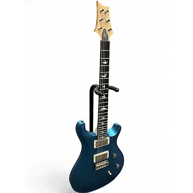 Used PRS CE24 Metallic Aqua Marine Solid Body Electric Guitar