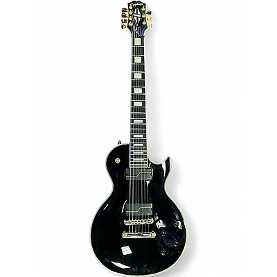 Used Epiphone LES PAUL MKH ORIGINS CUSTOM Black Solid Body Electric Guitar