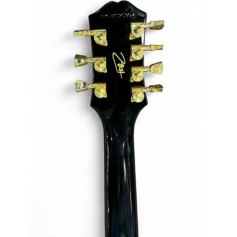 Used Epiphone LES PAUL MKH ORIGINS CUSTOM Black Solid Body Electric Guitar